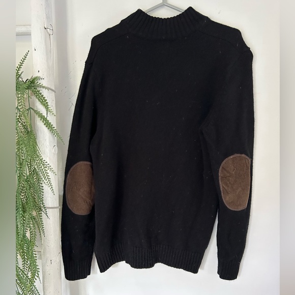 L.L. Bean Other - L.L. Bean Men’s 100% Shetland Wool Pullover with elbow patches